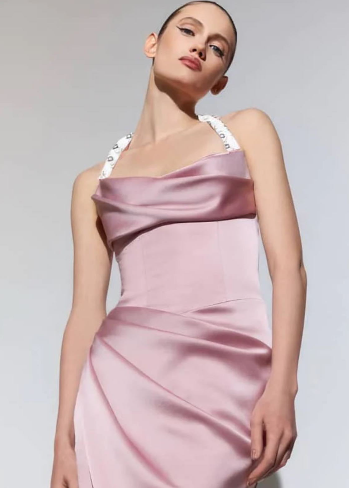 Champagne rosé gown