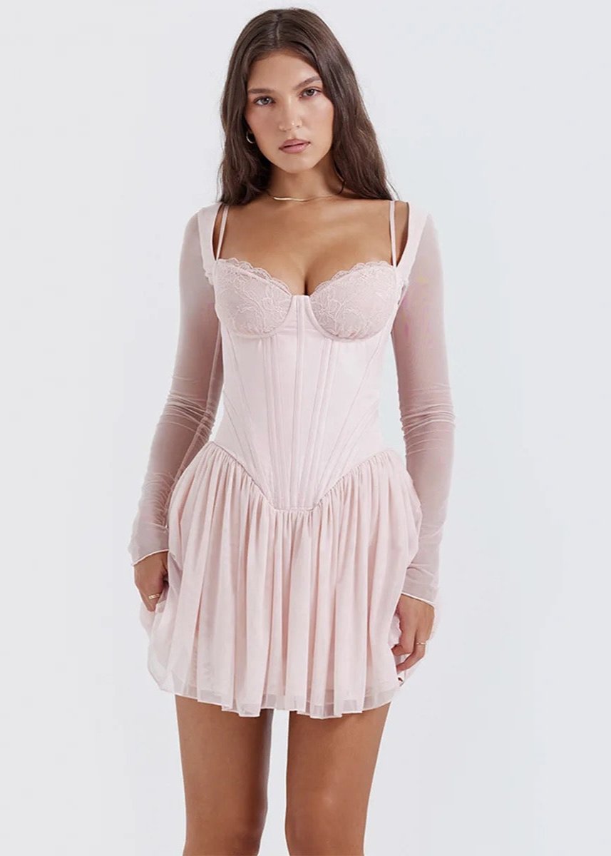 Strawberry Milkshake Mini Dress